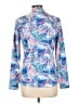 Kyodan Tropical Blue Long Sleeve Blouse Size L - photo 2