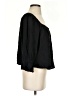 Unbranded 100% Rayon Black 3/4 Sleeve Blouse Size P (petite) - photo 4