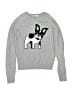 Assorted Brands Graphic Silver Pullover Sweater Size 16 - photo 1