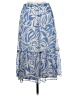 1.State 100% Polyester Print Blue Casual Skirt Size M - photo 2