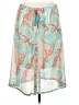 Tribal 100% Polyester Paisley Teal Casual Skirt Size M - photo 1