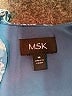 MSK 100% Polyester Blue Short Sleeve Blouse Size M - photo 7