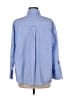 Zara Floral Blue Long Sleeve Button-Down Shirt Size M - photo 2
