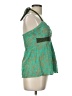 Fei Green Sleeveless Blouse Size 10 - photo 4