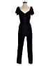 Monteau 100% Polyester Solid Black Jumpsuit Size XS - photo 1