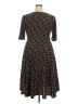 Lularoe Hearts Black Brown Casual Dress Size 3X - photo 2