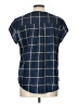 Fun2Fun 100% Polyester Blue Short Sleeve Blouse Size L - photo 2
