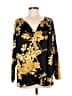 Natori 100% Polyester Gold 3/4 Sleeve Blouse Size M - photo 1