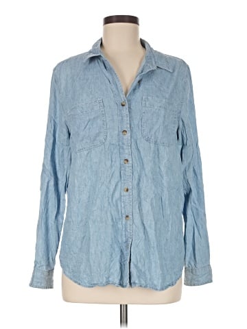 Market and Spruce Long Sleeve Button-Down Shirt (view 1)