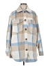 H&M Plaid Tan Coat Size M - photo 1