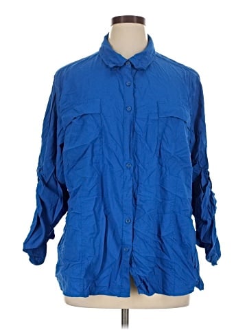 Reel Legends 3/4 Sleeve Button-Down Shirt (view 1)