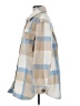 H&M Plaid Tan Coat Size M - photo 5