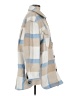 H&M Plaid Tan Coat Size M - photo 4