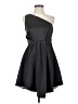Halston Heritage 100% Polyester Solid Black Cocktail Dress Size 2 - photo 1