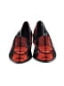 Sole Society 100% Leather Plaid Red Flats Size 8 - photo 2