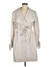 DKNY Ivory Trenchcoat Size M - photo 1