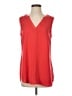 CAbi 100% Polyester Red Sleeveless Top Size S - photo 1