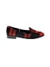 Sole Society 100% Leather Plaid Red Flats Size 8 - photo 1