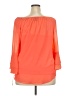AGB 100% Polyester Orange 3/4 Sleeve Blouse Size 2X - photo 2