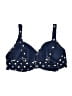 Lands' End Polka Dots Blue Swimsuit Top Size 18w - photo 2