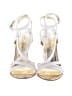 Dsquared2 100% Leather White Sandals Size EU 38 - photo 2