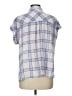 Rails Plaid Blue Short Sleeve Button-Down Shirt Size L - photo 2