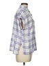 Rails Plaid Blue Short Sleeve Button-Down Shirt Size L - photo 4