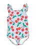 Hanna Andersson Print Blue One Piece Swimsuit Size 3T - photo 1