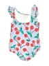 Hanna Andersson Print Blue One Piece Swimsuit Size 3T - photo 2