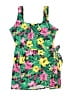 Old Navy Floral Green One Piece Swimsuit Size XL - photo 1