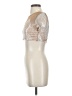 TOBI 100% Nylon Ivory Short Sleeve Top Size XS - photo 5