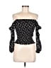 Maje 100% Viscose Black 3/4 Sleeve Blouse Size Med (2) - photo 1