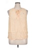 Tommy Hilfiger 100% Viscose Tan Sleeveless Blouse Size XL - photo 1