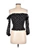 Maje 100% Viscose Black 3/4 Sleeve Blouse Size Med (2) - photo 2
