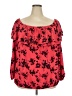 MICHAEL Michael Kors Red 3/4 Sleeve Blouse Size 2X - photo 1