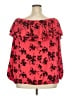 MICHAEL Michael Kors Red 3/4 Sleeve Blouse Size 2X - photo 2