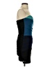 City Triangles Color Block Teal Cocktail Dress Size S - photo 4