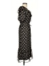Ann Taylor LOFT 100% Polyester Print Black Casual Dress Size S (petite) - photo 4