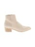 Dolce Vita 100% Leather Ivory Ankle Boots Size 9 1/2 - photo 1