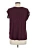 Papermoon 100% Polyester Stars Burgundy Short Sleeve Blouse Size M - photo 2