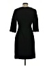 L.K. Bennett 100% Polyester Solid Black Cocktail Dress Size 4 - photo 2