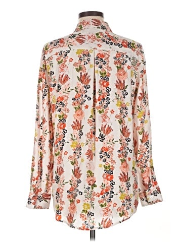 Equipment Long Sleeve Blouse (view 2)
