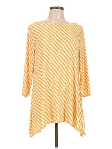 JM Collection 3/4 Sleeve Top (view 1)