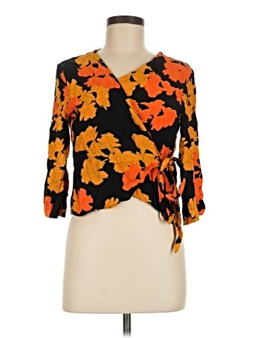 Topshop 3/4 Sleeve Blouse (view 1)