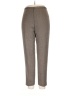 Dana Buchman Tweed Brown Dress Pants Size 12 Petite - photo 1