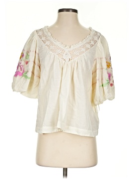 Free People 3/4 Sleeve Blouse