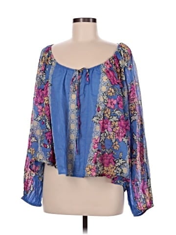Free People 3/4 Sleeve Blouse (view 1)