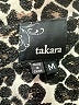 Takara Animal Print Black Coat Size M - photo 6