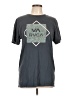 RVCA Chevron-herringbone Gray Short Sleeve T-Shirt Size L - photo 1