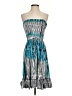 Shoreline Tie-dye Teal Cocktail Dress Size Sm - Med - photo 1